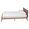 Baxton Studio Wheatley Mid-Century Modern Walnut Brown Finished Wood King Size Platform Bed 235-13245-ZORO - alternate 6